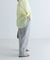 new basic　センターシームカットパンツ