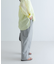 new basic　センターシームカットパンツ