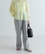 new basic　センターシームカットパンツ
