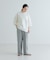 new basic　センターシームカットパンツ