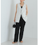 new basic　センターシームカットパンツ