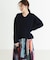 HAMILTON WOOL 畦Vネックニット