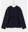 HAMILTON WOOL 畦Vネックニット