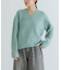 HAMILTON WOOL 畦Vネックニット