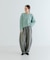 HAMILTON WOOL 畦Vネックニット