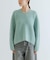 HAMILTON WOOL 畦Vネックニット