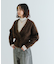 アルパカシャギーダブルカーディガン