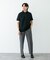 『吸水速乾』LIFE STYLE TAILOR　カッタウェイ半袖プルオーバー