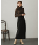 ウールライクジャージタイトスリットスカート