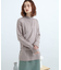 リブハイネックカシュクールトップ
