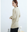 リブハイネックカシュクールトップ