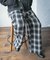 オンブレーチェックカーゴパンツ