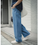 ストレートデニムパンツ