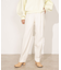 illi　ワンタックセンタープレスパンツ