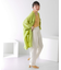 illi　ワンタックセンタープレスパンツ