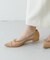 『MADE IN JAPAN』ポインテッドシアーフラットシューズ