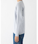new basic COTTON CASHMERE WIDE RIB CREW NECK KNIT