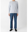 new basic COTTON CASHMERE WIDE RIB CREW NECK KNIT