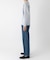 new basic COTTON CASHMERE WIDE RIB CREW NECK KNIT