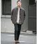 『XLサイズあり』Fake Fabricサイドポケットシャツジャケット