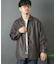 『XLサイズあり』Fake Fabricサイドポケットシャツジャケット