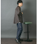 『XLサイズあり』Fake Fabricサイドポケットシャツジャケット