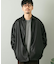 『XLサイズあり』Fake Fabricサイドポケットシャツジャケット