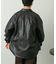 『XLサイズあり』Fake Fabricサイドポケットシャツジャケット
