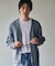 new basic COTTON CASHMERE WIDE RIB CARDIGAN