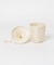 indigo africa　Mini White Tassel Basket