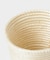 indigo africa　Mini White Tassel Basket