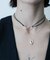 SMELLY so’　asymmetric solid necklace