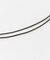 SMELLY so’　twin drop cord necklace