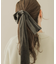 『WEB／一部店舗限定』ベロアビッグリボンヘアカフセット