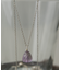 SMELLY so’　amethyst slide necklace