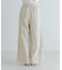 new basic　インドコットンサッカーストライプパンツ