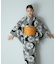 浴衣2点セットB(変織紅梅)