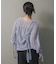 メッシュテープニット