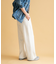 スウェットワイドパンツ
