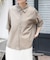 FORK&SPOON　Nylon Woolプルオーバーシャツ