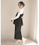 フラワージャガードストレートスカート
