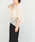 TORRAZZO DONNA　Botanical pattern spangle blouse