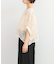TORRAZZO DONNA　Botanical pattern spangle blouse