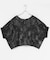 TORRAZZO DONNA　Botanical pattern spangle blouse