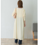 2wayネックリブカットソーワンピース
