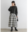 F by ROSSO　ツイードチェックスカート