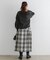 F by ROSSO　ツイードチェックスカート
