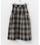 F by ROSSO　ツイードチェックスカート