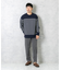 『XLサイズあり』ボーダークルーネックニット