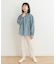 花柄プリントギャザーフリルブラウス(KIDS)